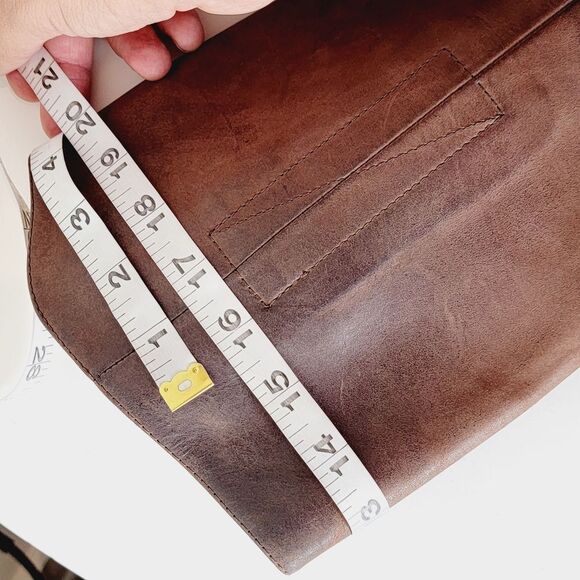 Acne Studios Pistol Brown Burnished Tall Leather Boots Size 37 US 7 - Picture 10 of 12